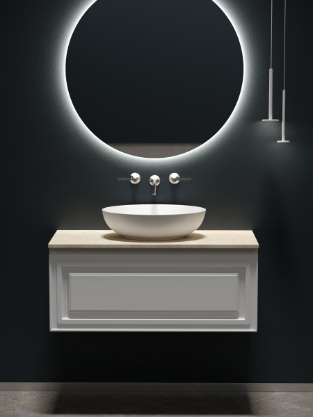 Столешница для ванной комнаты SANCOS  1000х460 ,  TT100A2